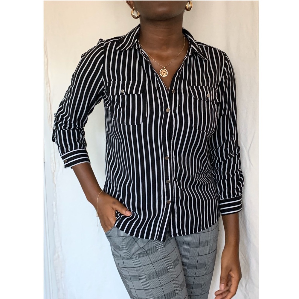 Notations Striped Shirt